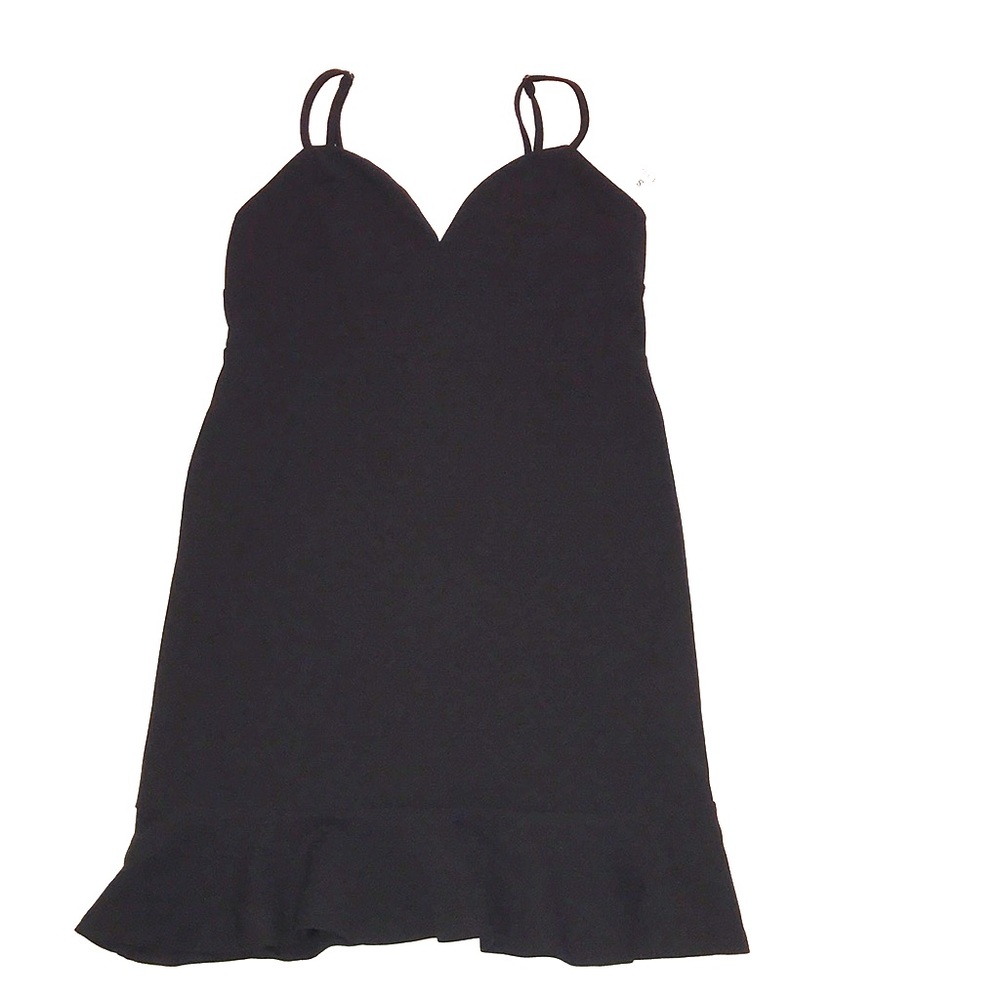 Black mini dress